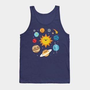 Kawaii Solar System Tank Top